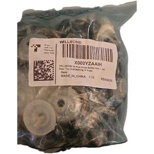 WILLBOND 56 Pcs Large Safety Eyes Stuffed Animal Eyes Plastic 6 Different Sizes